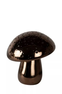 FUNGO czarny metaliczny E14 Lampka stołowa