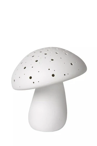 Lampka stołowa FUNGO biały E14 Lucide 13539/01/31 | 5411212134295 noxbox lampynox www.lampynox.pl
