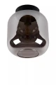 Lampa sufitowa JOANET Czarny | Szary przydymiony Ø 25cm E27 Lucide 45194/25/65 | 5411212452153 noxbox lampynox www.lampynox.pl