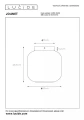 Lampa sufitowa JOANET Czarny | Szary przydymiony Ø 25cm E27 Lucide 45194/25/65 | 5411212452153 noxbox lampynox www.lampynox.pl