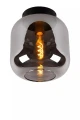 Lampa sufitowa JOANET Czarny | Szary przydymiony Ø 25cm E27 Lucide 45194/25/65 | 5411212452153 noxbox lampynox www.lampynox.pl