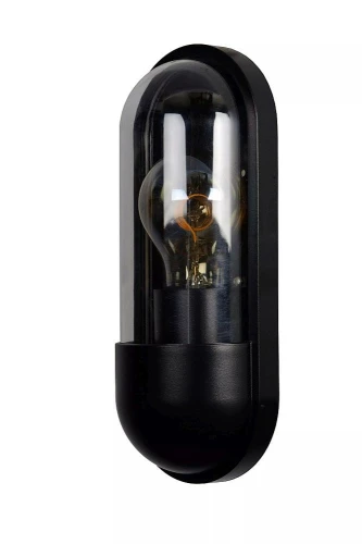 Kinkiet zewnętrzny CAPSULE czarny E27 IP65 Lucide 29897/01/30 | 5411212290458 noxbox lampynox www.lampynox.pl