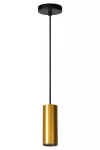 POLYGON matowe złoto | mosiądz Ø 5,6cm GU10 Lampa wisząca