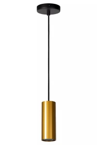 POLYGON matowe złoto | mosiądz Ø 5,6cm GU10 Lampa wisząca