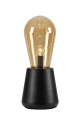 Lampka stołowa BROOKE czarny | bursztyn E14 Markslojd 108416 | 7330024605718 noxbox lampynox www.lampynox.pl