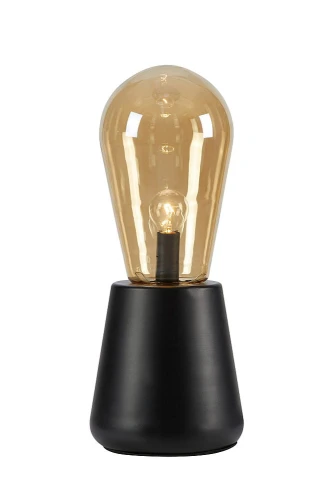 Lampka stołowa BROOKE czarny | bursztyn E14 Markslojd 108416 | 7330024605718 noxbox lampynox www.lampynox.pl