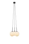 DIONE biały | czarny 3xE14 Lampa wisząca potrójna