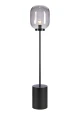 Lampa podłogowa BROOKLYN czarny | przydymiony Ø 23 cm. E27 Markslojd 108425 | 7330024605800 noxbox lampynox www.lampynox.pl