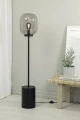 Lampa podłogowa BROOKLYN czarny | przydymiony Ø 23 cm. E27 Markslojd 108425 | 7330024605800 noxbox lampynox www.lampynox.pl