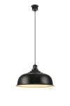 PORT czarny Ø 50cm. E27 Lampa wisząca