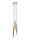 SENCILLO mosiądz Ø 25cm 3xE27 Lampa wisząca