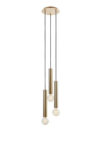 Lampa wisząca SENCILLO mosiądz Ø 25cm 3xE27 Markslojd 108436 | 7330024605916 noxbox lampynox www.lampynox.pl