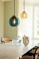 Lampa wisząca Bubbles Bursztyn ⌀18 E27 743117 | 5705639743117 noxbox lampynox www.lampynox.pl