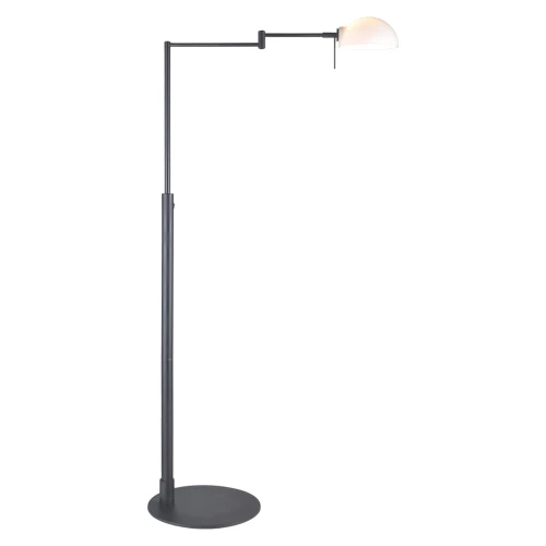 Lampa podłogowa Kjøbenhavn wys. 123 cm Opal | Czarny G9 740277 | 5705639740277 noxbox lampynox www.lampynox.pl