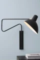 Lampa ścienna Metropole Czarna E27 Regulowane ramię 739295 | 5705639739295 noxbox lampynox www.lampynox.pl