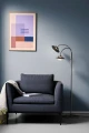 Lampa podłogowa 1123 Czarna Ø18 2xG9 733361 | 5705639733361 noxbox lampynox www.lampynox.pl