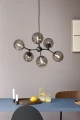 Lampa wisząca regulowana Atom Czarna Ø57 6xG9 738823 | 5705639738823 noxbox lampynox www.lampynox.pl