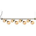 Lampa wisząca regulowana Atom Horizontal Large Bursztyn Ø37 8xG9 738809 | 5705639738809 noxbox lampynox www.lampynox.pl