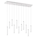 Lampa wisząca TUBULAR Biały Mat LED Ściemnialna DIM  11 x 350lm 3000K   Trio 321611131 | 4017807468724 noxbox lampynox www.lampynox.pl