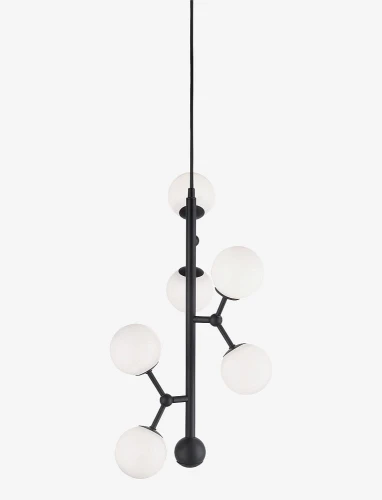 Lampa wisząca regulowana Atom vertical Opal Ø30 6xG9 738847 | 5705639738847 noxbox lampynox www.lampynox.pl