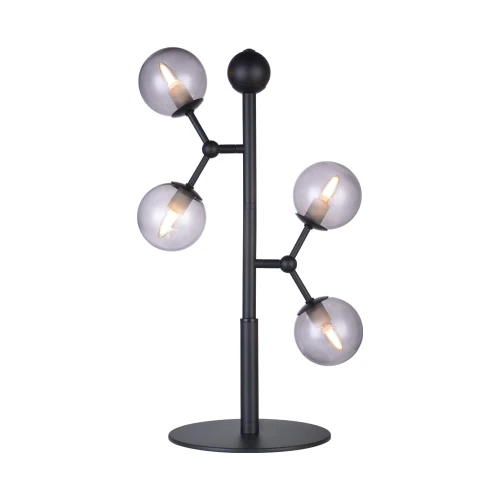 Lampa stołowa regulowana Atom Czarna Ø22 4xG9 740109 | 5705639740109 noxbox lampynox www.lampynox.pl