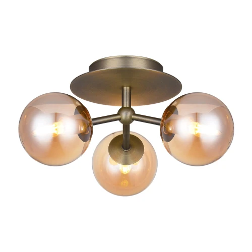 Lampa sufitowa Atom Trio Bursztyn Ø26 3xG9 740178 | 5705639740178 noxbox lampynox www.lampynox.pl