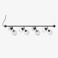 Lampa wisząca regulowana Atom Horizontal Large Czarna Ø37 8xG9 738793 | 5705639738793 noxbox lampynox www.lampynox.pl