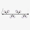 Lampa wisząca regulowana Atom Horizontal Large Czarna Ø37 8xG9 738793 | 5705639738793 noxbox lampynox www.lampynox.pl