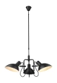 Lampa wisząca regulowana Metropole Czarna 3xE27 739257 | 5705639739257 noxbox lampynox www.lampynox.pl