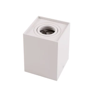 Oprawa biała halogenowa natynkowa - kwadratowa GU10 Downlight