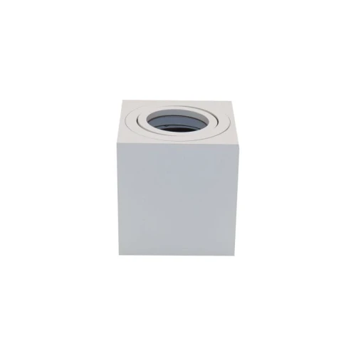 Oprawa biała halogenowa natynkowa - kwadratowa szer. 8cm. GU10 Downlight Ecolight EC79958 | 5901986799580 noxbox lampynox www.lampynox.pl