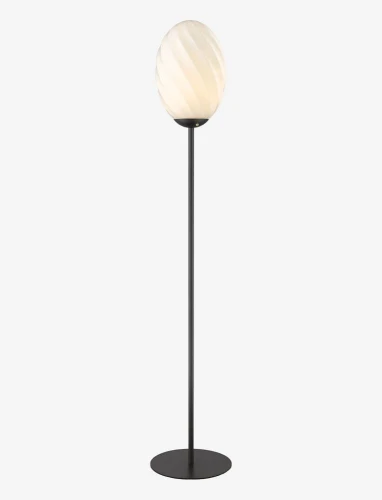 Lampa podłogowa stojąca Twist Egg Czarna ⌀25 E27 739486 | 5705639739486 noxbox lampynox www.lampynox.pl