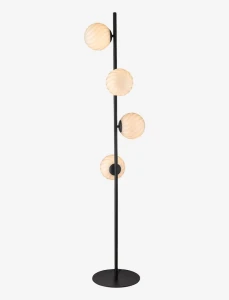 Twist 4 Czarna ⌀30 4xG9 Lampa podłogowa stojąca