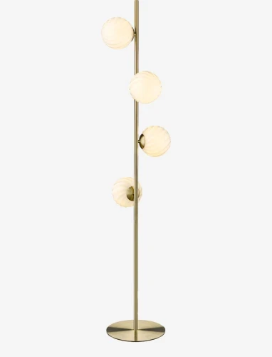 Lampa podłogowa stojąca Twist 4 Mosiądz ⌀30 4xG9 739462 | 5705639739462 noxbox lampynox www.lampynox.pl