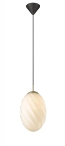 Twist Egg Mosiądz ⌀25 E27 Lampa wisząca