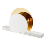 Marble Eclipse Biała ⌀25 G9 Lampa stołowa
