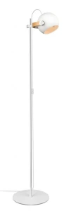 DC Biała ⌀18 E27 Lampa podłogowa