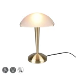 PILZ Mosiądz Mat E14 Lampka biurkowa 