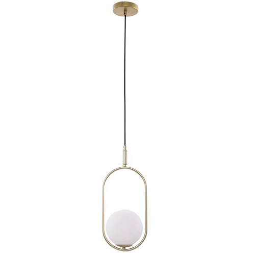 Lampa wisząca ring kulka sufitowa mosiądz 1xG9 Cordel 31-73457  lampynox noxbox