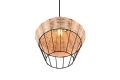 Lampa wisząca BORKA beż | czarny ⌀30cm. E27 RL R31261936 | 4017807556780 noxbox lampynox www.lampynox.pl