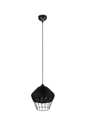 Lampa wisząca BORKA czarny ⌀30cm. E27 RL R31261902 | 4017807556803 noxbox lampynox www.lampynox.pl