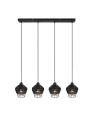 Lampa wisząca BORKA czarny 4xE27 RL R31264002 | 4017807556193 noxbox lampynox www.lampynox.pl
