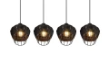 Lampa wisząca BORKA czarny 4xE27 RL R31264002 | 4017807556193 noxbox lampynox www.lampynox.pl