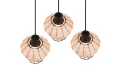Lampa wisząca BORKA beż | czarny ⌀41cm. 3xE27 RL R31263336 | 4017807556131 noxbox lampynox www.lampynox.pl