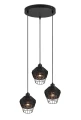 Lampa wisząca BORKA czarny ⌀41cm. 3xE27 RL R31263302 | 4017807556155 noxbox lampynox www.lampynox.pl