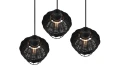 Lampa wisząca BORKA czarny ⌀41cm. 3xE27 RL R31263302 | 4017807556155 noxbox lampynox www.lampynox.pl