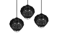Lampa wisząca BORKA czarny ⌀41cm. 3xE27 RL R31263302 | 4017807556155 noxbox lampynox www.lampynox.pl