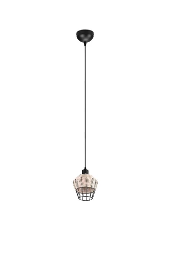 Lampa wisząca BORKA beż | czarny ⌀17cm. E27 RL R31261036 | 4017807556094 noxbox lampynox www.lampynox.pl