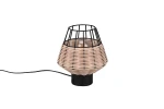 BORKA beż | czarny E27 Lampa stołowa