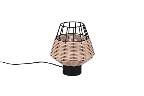 Lampa stołowa BORKA beż | czarny E27 RL R51261036 | 4017807542622 noxbox lampynox www.lampynox.pl